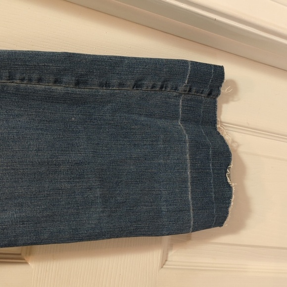 Jean Star Women's Elle Straight Leg Raw Hem Denim Jeans Size 14 - Picture 3 of 9